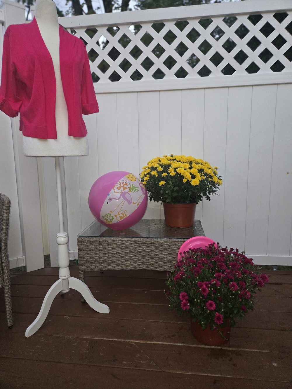 Verve Ami Hot Pink Open-Front Cardigan